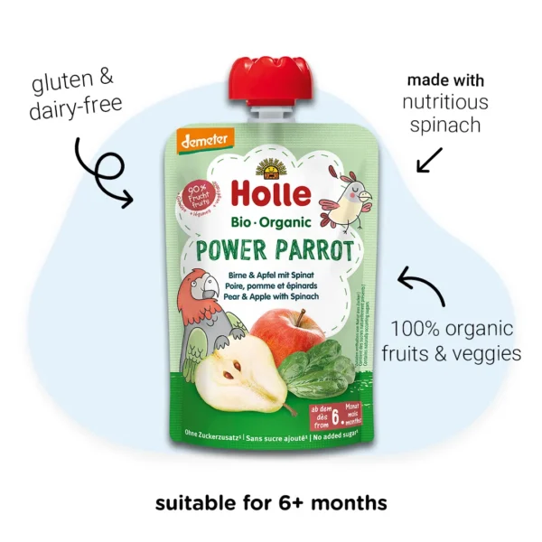 Holle Power Parrot Veggie Pouch