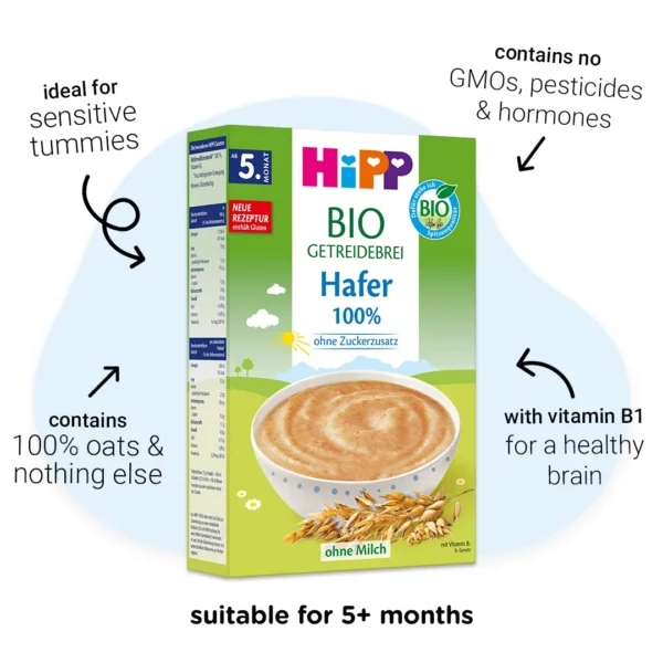 Benefits of HiPP Oat Cereal Porridge