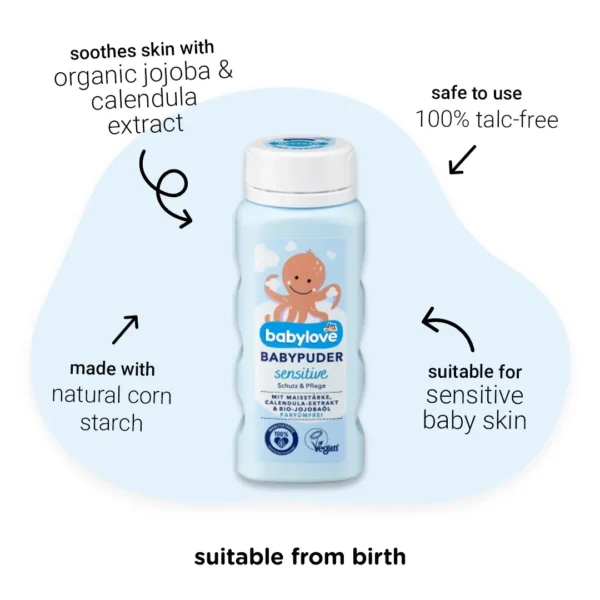 Talc-free baby powder